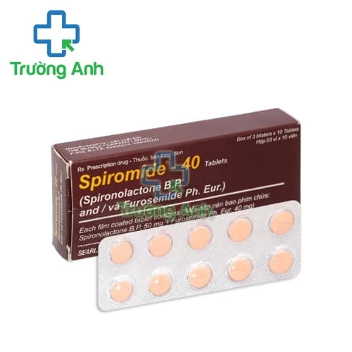 Spiromide 40 - Thuốc điều trị tăng aldosteron